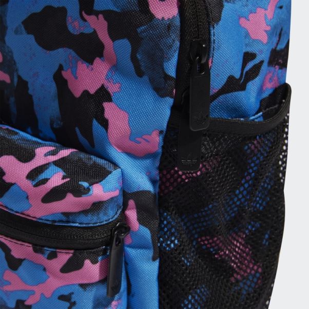 Adidas Sac à Dos Camouflage Bleu