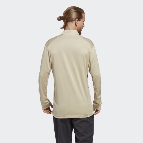 Terrex Multi Haut Demi-zip à Manches Longues Savane Adidas