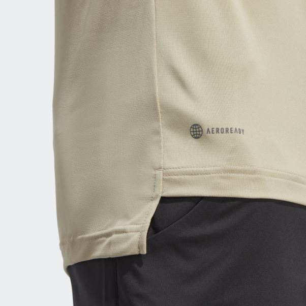 Terrex Multi Haut Demi-zip à Manches Longues Savane Adidas