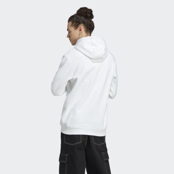 Icone Paris City Originals Sweat à Capuche Adidas Blanc