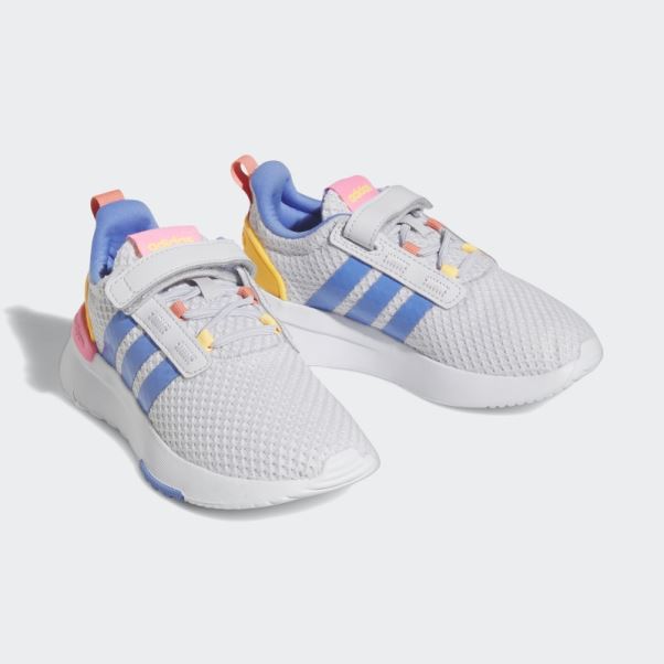 Dash Grey Racer Tr21 Lifestyle Chaussures à Lacets élastiques Et Sangle Supérieure Adidas