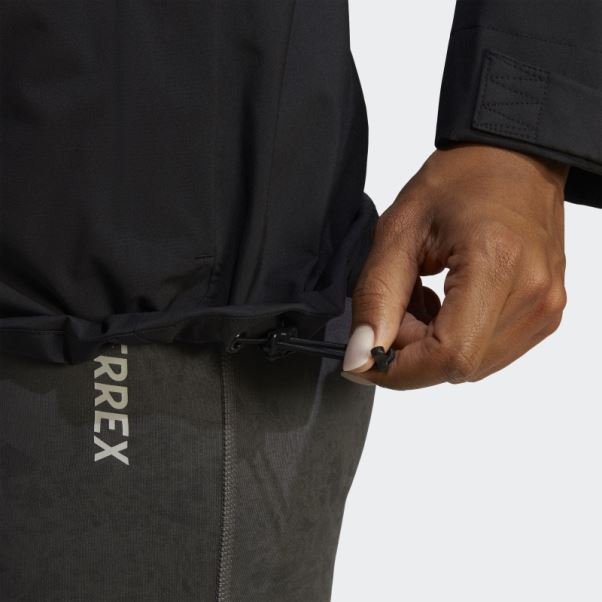Veste De Pluie 2,5 Couches Terrex Multi Rain.rdy Noir Adidas