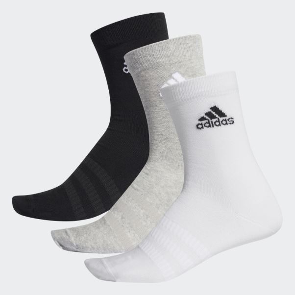 Chaussettes Mi-mollet Grises 3 Paires Adidas