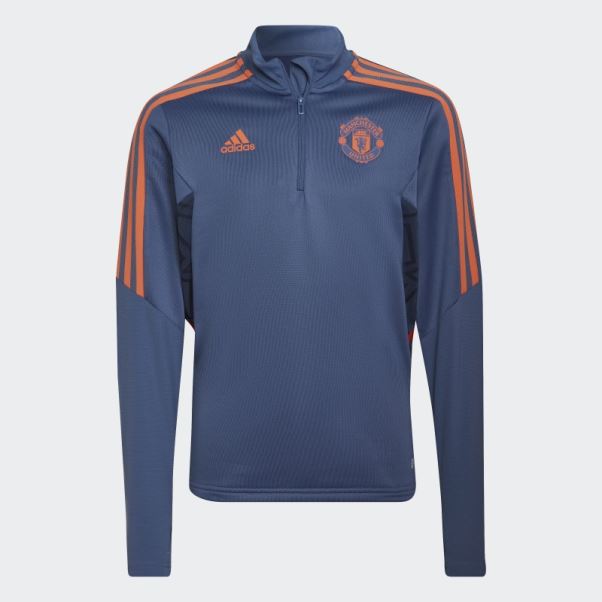 Maillot D'entrainement Manchester United Condivo 22 Bleu Adidas