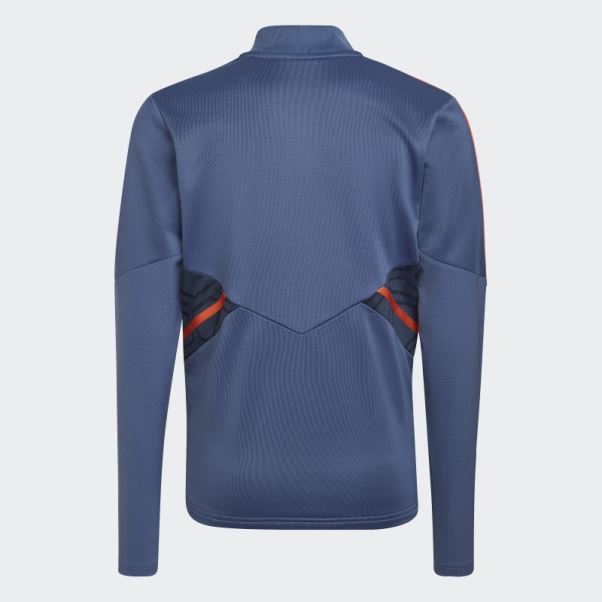 Maillot D'entrainement Manchester United Condivo 22 Bleu Adidas