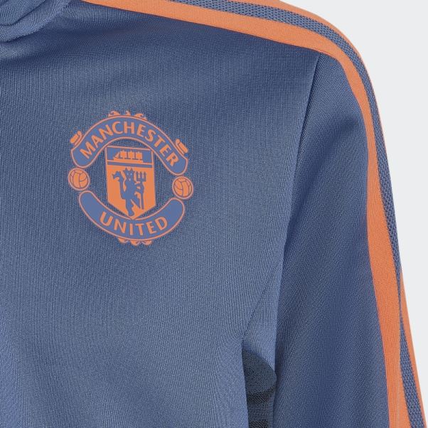 Maillot D'entrainement Manchester United Condivo 22 Bleu Adidas