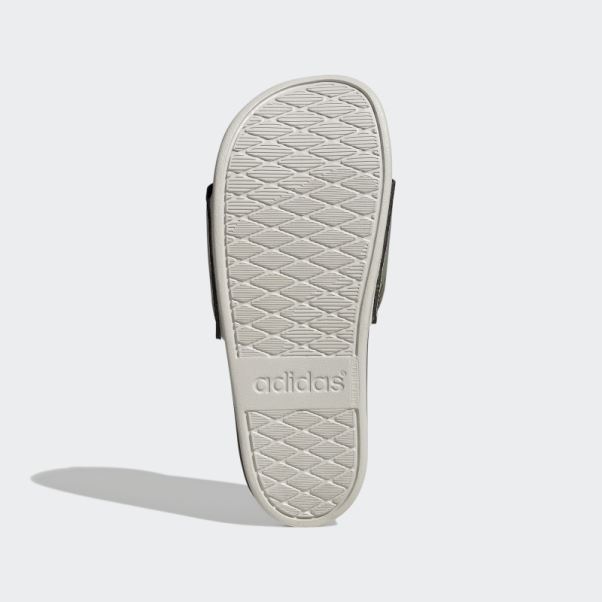 Claquettes Confort Adilette Grises Adidas