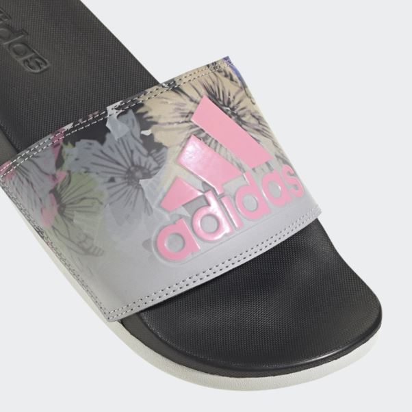 Claquettes Confort Adilette Grises Adidas