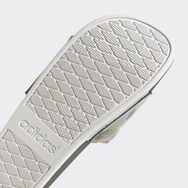 Claquettes Confort Adilette Grises Adidas