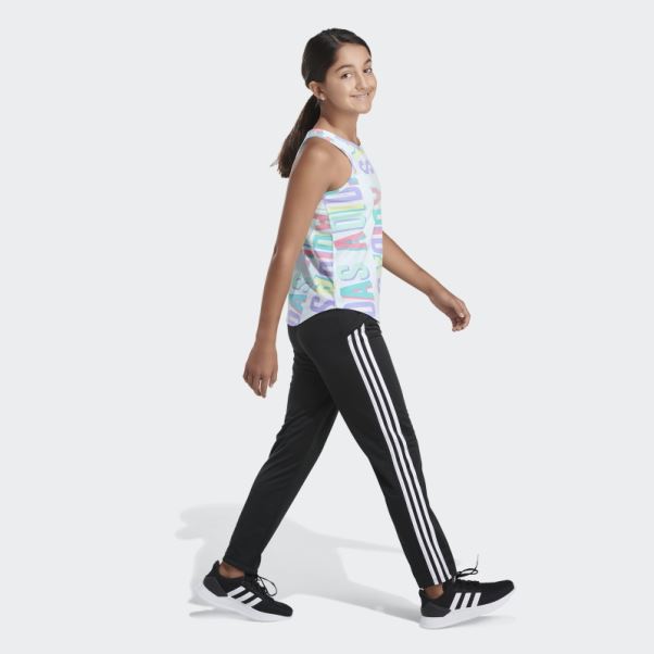 Adidas Débardeur Imprimé Allover à Ourlet Arrondi Menthe Glacée