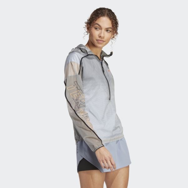 Veste Coupe-vent Adidas Terrex Agravic Windweave Pro Mode Non Teint