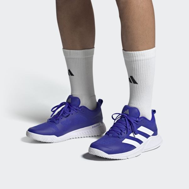 Chaussures Adidas Court Team Bounce 2.0 Bleu