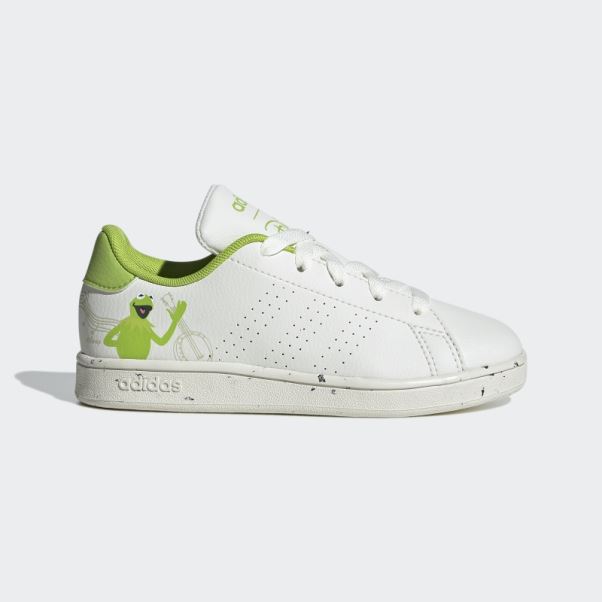 Adidas X Disney Avantage Muppets Dentelle Chaussures Blanc Chaud