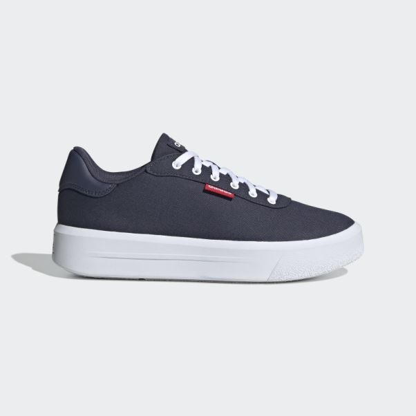 Adidas Court Platform Cln Chaussures Bleu Marine