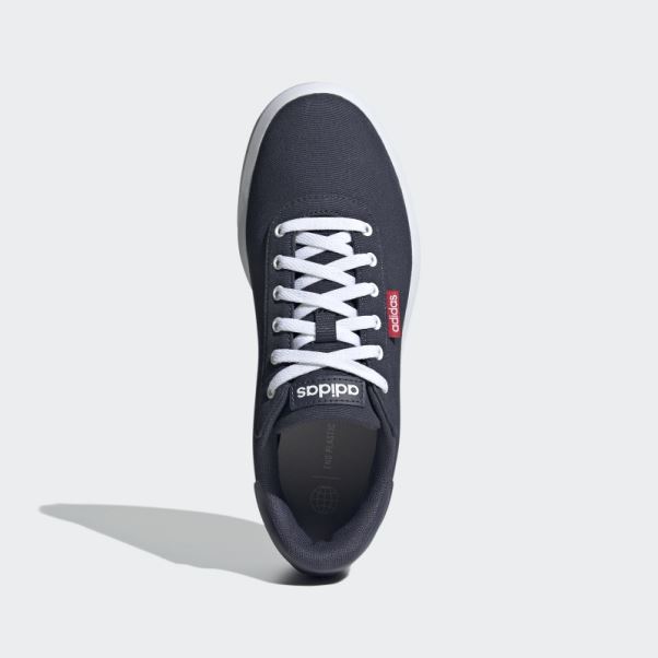 Adidas Court Platform Cln Chaussures Bleu Marine
