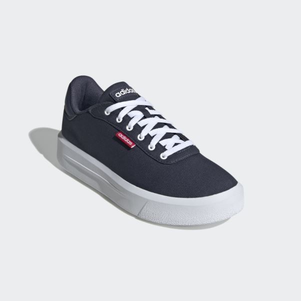 Adidas Court Platform Cln Chaussures Bleu Marine
