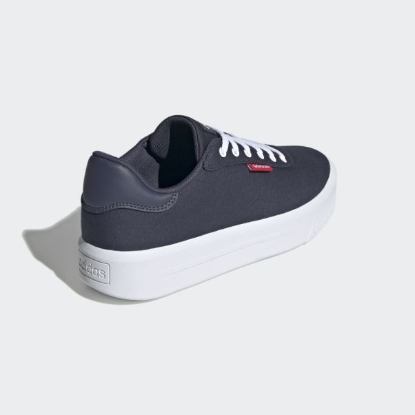 Adidas Court Platform Cln Chaussures Bleu Marine
