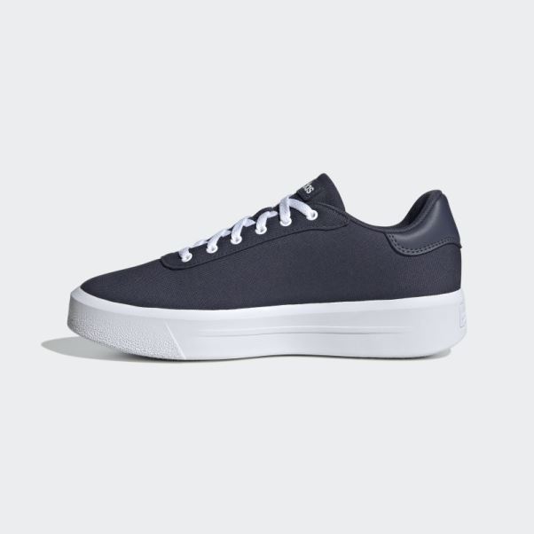 Adidas Court Platform Cln Chaussures Bleu Marine