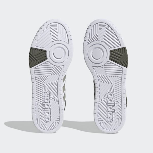 Hoops 3.0 Mid Classic Vintage Chaussures Blanc Adidas