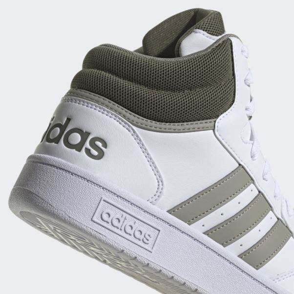 Hoops 3.0 Mid Classic Vintage Chaussures Blanc Adidas