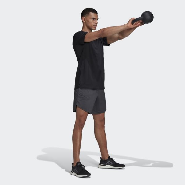 Short Adidas Conçu Pour L'entraînement Heat.rdy Hiit Gris
