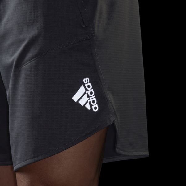 Short Adidas Conçu Pour L'entraînement Heat.rdy Hiit Gris
