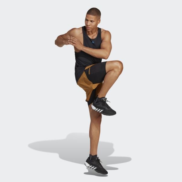 Débardeur D'entraînement Surélevé Adidas Heat.rdy Hiit Noir