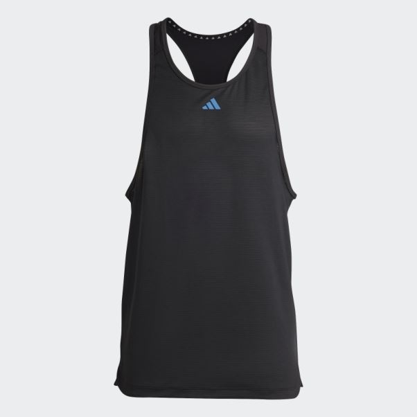 Débardeur D'entraînement Surélevé Adidas Heat.rdy Hiit Noir