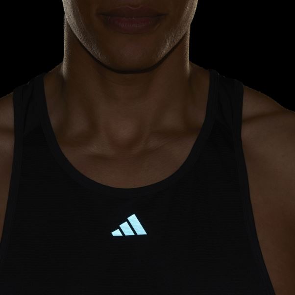 Débardeur D'entraînement Surélevé Adidas Heat.rdy Hiit Noir
