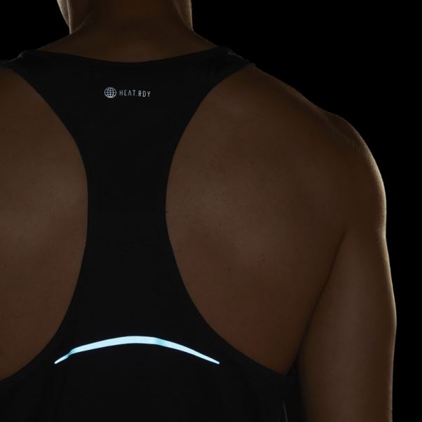 Débardeur D'entraînement Surélevé Adidas Heat.rdy Hiit Noir