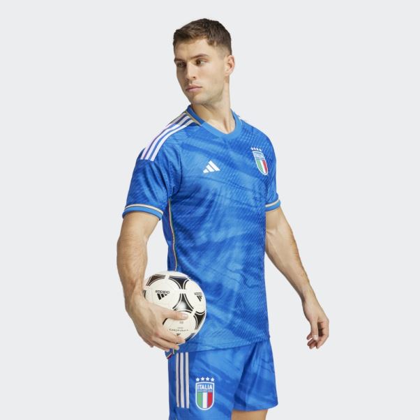 Adidas Maillot Italy 23 Home Authentique Bleu