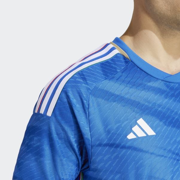 Maillot Adidas Italy 23 Home Authentique Bleu