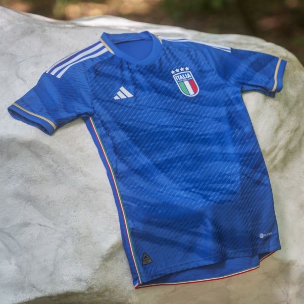 Maillot Adidas Italy 23 Home Authentique Bleu