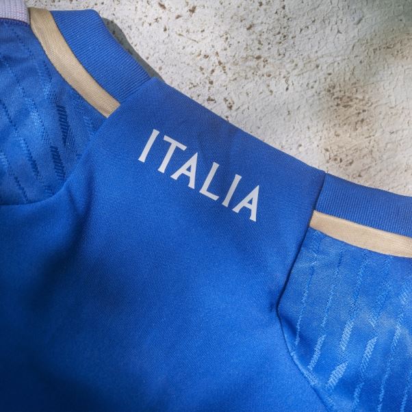 Maillot Adidas Italy 23 Home Authentique Bleu