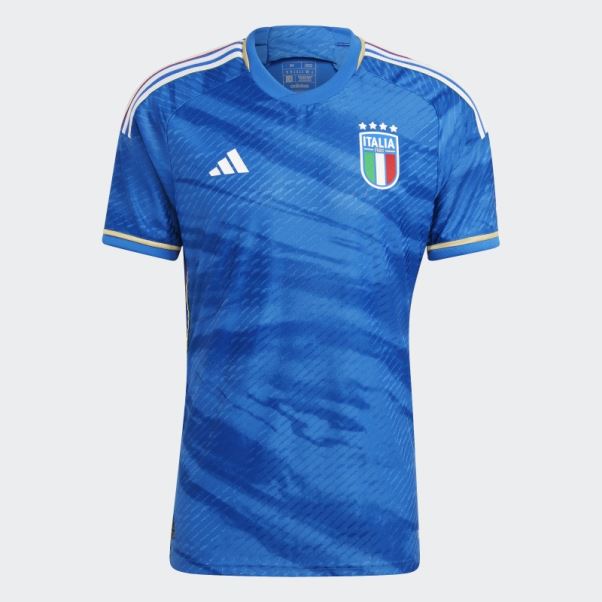 Maillot Adidas Italy 23 Home Authentique Bleu