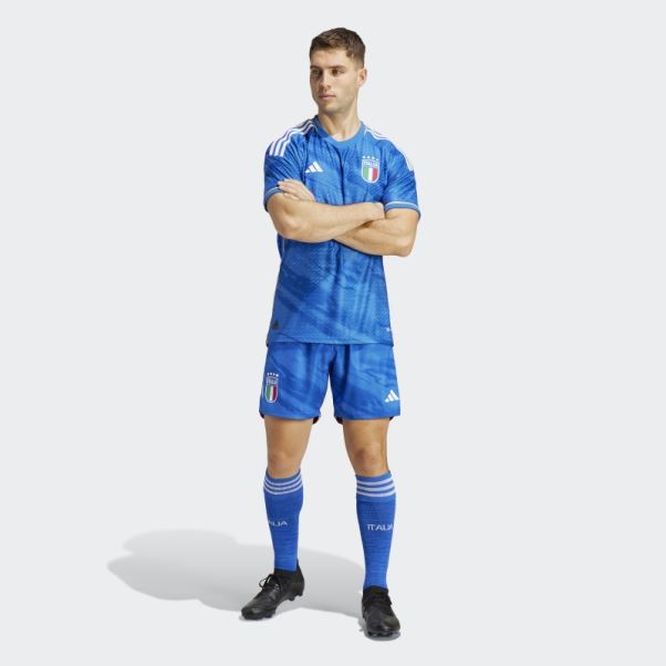 Maillot Adidas Italy 23 Home Authentique Bleu