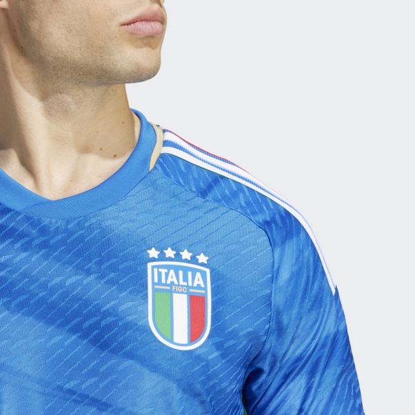 Maillot Adidas Italy 23 Home Authentique Bleu
