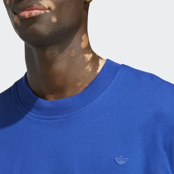 Tee Shirt Adicolor Contempo Adidas Bleu