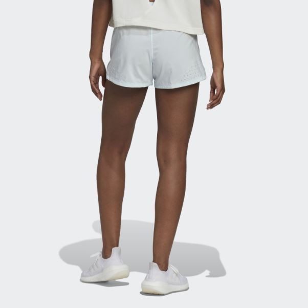 Short Pacer Perforé Adidas Bleu