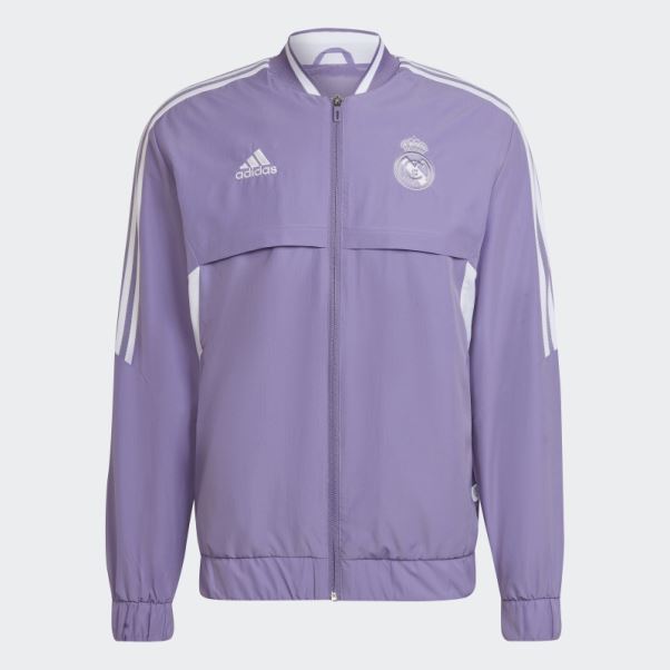 Veste Hymne Du Real Madrid Adidas Lilas