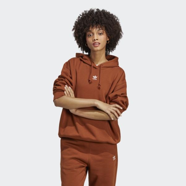 Sweat à Capuche Poussière Rouille Adidas