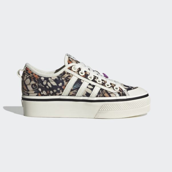 Adidas Nizza Plate-forme Chaussures Choc Violet