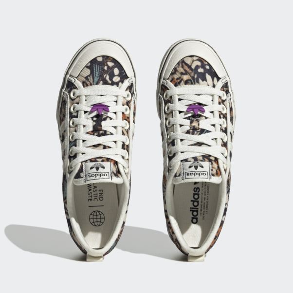 Adidas Nizza Plate-forme Chaussures Choc Violet