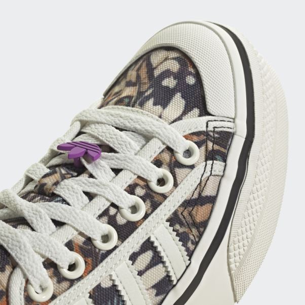 Adidas Nizza Plate-forme Chaussures Choc Violet