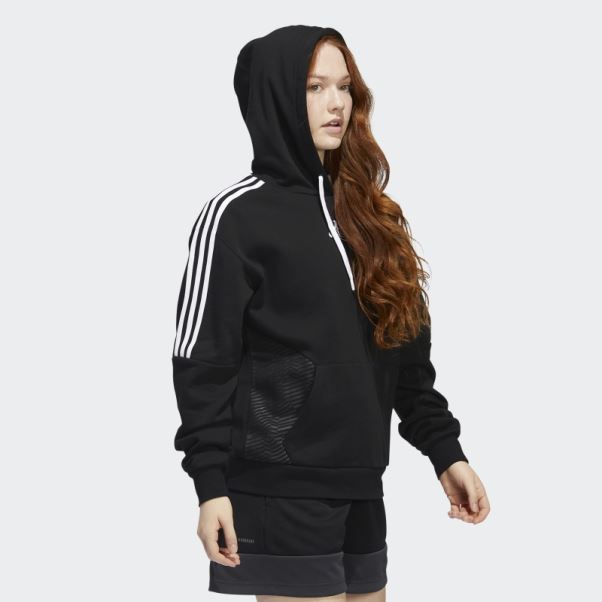 Sweat à Capuche Candace Parker Noir Adidas