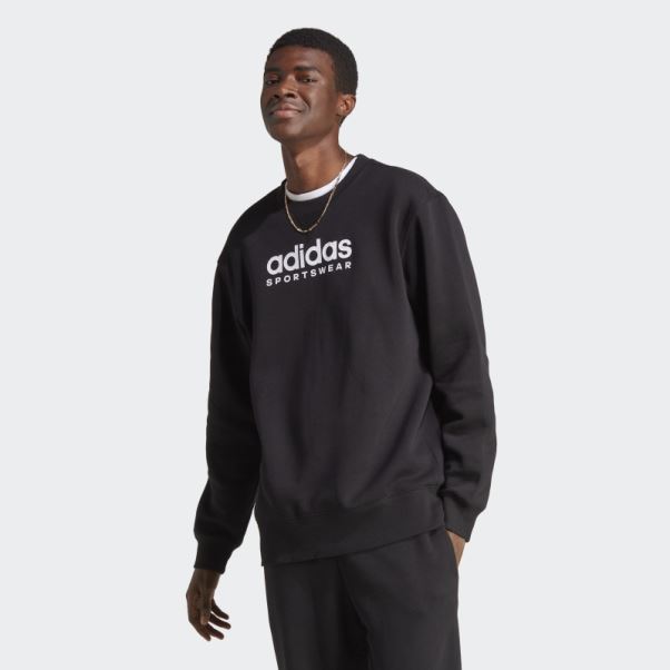 Sweat Graphique Polaire All Szn Noir Adidas