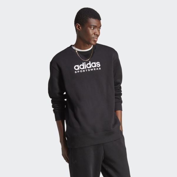 Sweat Graphique Polaire All Szn Noir Adidas