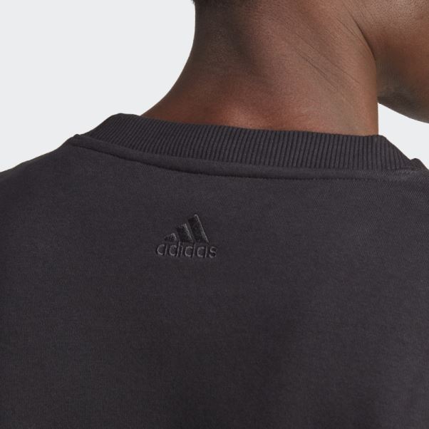 Sweat Graphique Polaire All Szn Noir Adidas