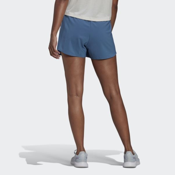 Adidas Altéré Bleu Primeblue Conçu 2 Mouvement Tissé 3 Bandes Sport Shorts