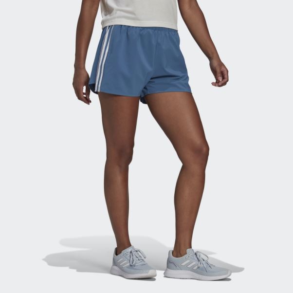 Adidas Altéré Bleu Primeblue Conçu 2 Mouvement Tissé 3 Bandes Sport Shorts